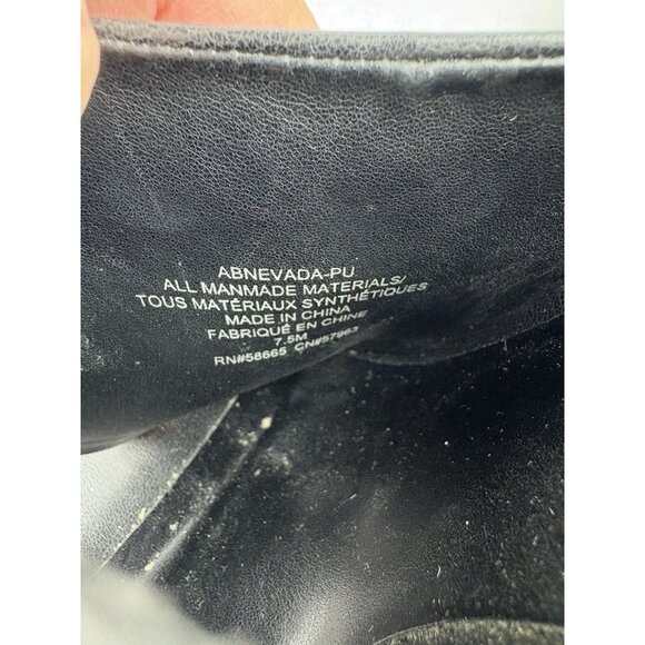 *Vtg 90s Y2K Abound Nevada Chunky Platform Heels Womens 7.5 Black Friends Phoebe - Picture 14 of 14